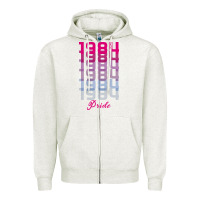 Oatmeal Heather pride 1984 Zipper Hoodie - Bettercallsaul