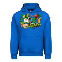 Cobalt one lucky teacher Urban Hoodie - FaDigitalArtStudio