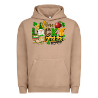 Pigment Burro one lucky teacher Urban Hoodie - FaDigitalArtStudio