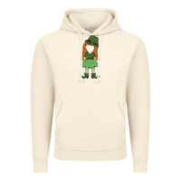 Vintage Artic leprechaun girl faceless Vintage Hoodie - MaliasSmallBusiness