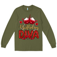 Army Green birthday diva Long Sleeve Tee - MaliasSmallBusiness