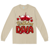 Mushroom birthday diva Long Sleeve Tee - MaliasSmallBusiness