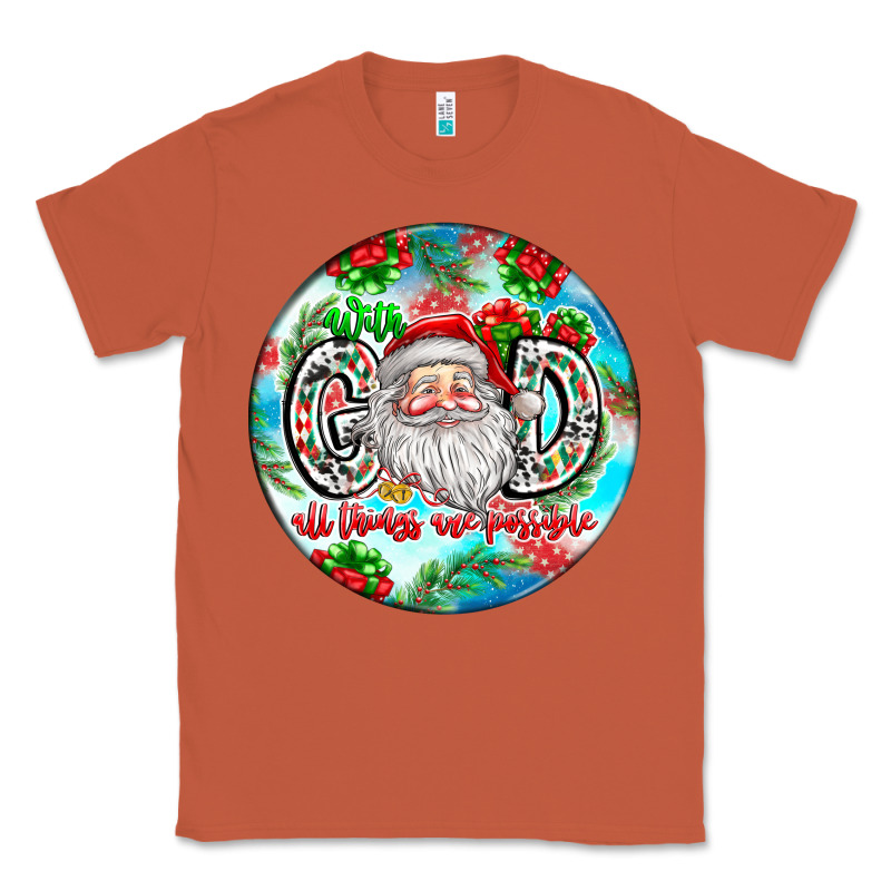 With God All Things Are Possible Classic Tee by CowhideDigitalArt | Teevron