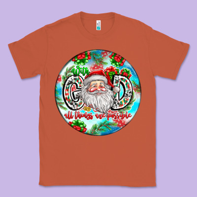 With God All Things Are Possible Classic Tee Designed By Cowhidedigitalart