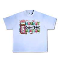 Grape Ice energy coffee fuel station Urban Heavy Tee - MaliasSmallBusiness