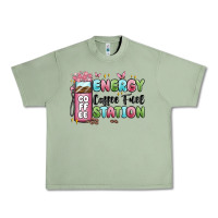 Oil Green energy coffee fuel station Urban Heavy Tee - MaliasSmallBusiness