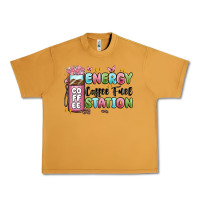 Peanut Butter energy coffee fuel station Urban Heavy Tee - MaliasSmallBusiness