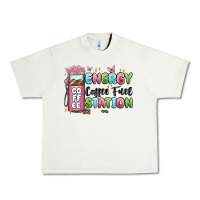 Pistachio energy coffee fuel station Urban Heavy Tee - MaliasSmallBusiness