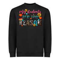 Black my students are the reason Heavyweight Sweatshirt - NancyCooperArtShop