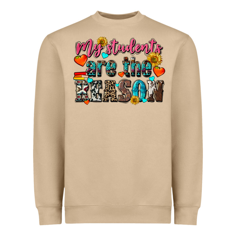 My Students Are The Reason Heavyweight Sweatshirt by NancyCooperArtShop | Teevron