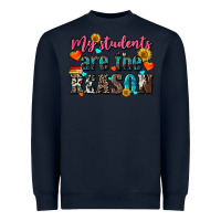 Navy my students are the reason Heavyweight Sweatshirt - NancyCooperArtShop