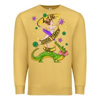 Antique Gold let the good times roll (2) Premium Sweatshirt - CowGirlArtShop