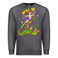 Charcoal Heather let the good times roll (2) Premium Sweatshirt - CowGirlArtShop