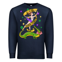 Navy let the good times roll (2) Premium Sweatshirt - CowGirlArtShop