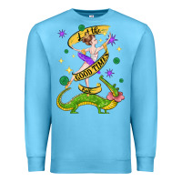 Ocean Blue let the good times roll (2) Premium Sweatshirt - CowGirlArtShop