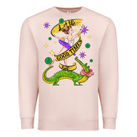 Pale Pink let the good times roll (2) Premium Sweatshirt - CowGirlArtShop
