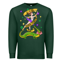 Sports Green let the good times roll (2) Premium Sweatshirt - CowGirlArtShop