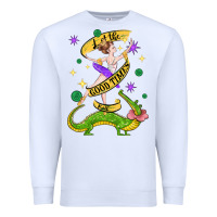 White let the good times roll (2) Premium Sweatshirt - CowGirlArtShop