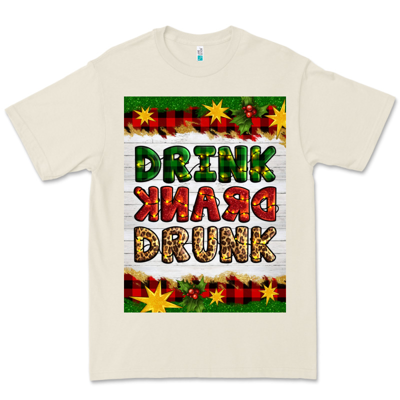 Christmas Drink Drank Drunk Premium Tee by Artiststas | Teevron