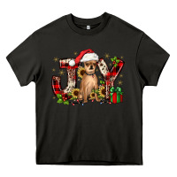 Asphalt Christmas joy chihuahua Heavy Core Tee - JahusDesignShop