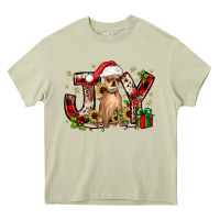 Mossy Christmas joy chihuahua Heavy Core Tee - JahusDesignShop