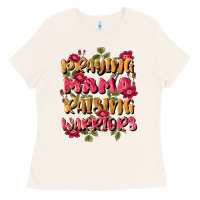 Bone praying mama raising warriors Ladies Tee - JahusDesignShop
