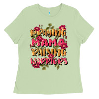 Matcha praying mama raising warriors Ladies Tee - JahusDesignShop