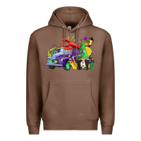 Chestnut mardi gras gnome on the truck Premium Hoodie - CowGirlArtShop