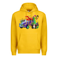 Lemon mardi gras gnome on the truck Premium Hoodie - CowGirlArtShop