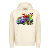 Mardi Gras Gnome On The Truck Premium Hoodie | Teevron
