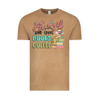 Vintage Camel just a girl who loves books and coffee Vintage Tee - MaliasSmallBusiness