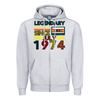 Heather Grey Vintage 1974 Zipper Hoodie - Bettercallsaul