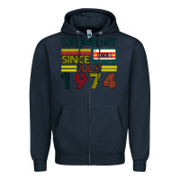 Navy Vintage 1974 Zipper Hoodie - Bettercallsaul