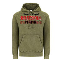 Vintage Olive loud and proud baseball mama Vintage Hoodie - MaliasSmallBusiness