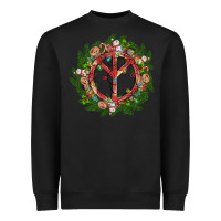 Black Christmas peace Heavyweight Sweatshirt - MaliasSmallBusiness