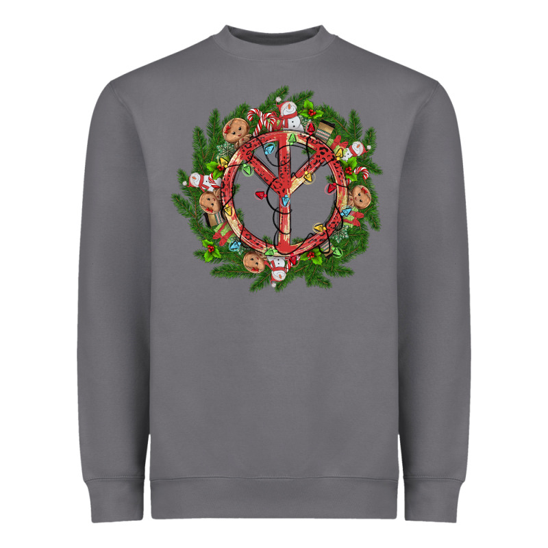 Christmas Peace Heavyweight Sweatshirt by MaliasSmallBusiness | Teevron