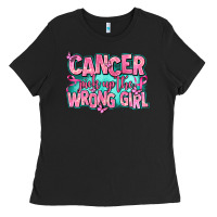 Black cancer pick up the wrong girl Ladies Tee - AdoDesignShop