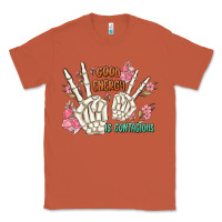 Copper good energy is contagious Classic Tee - MaliasSmallBusiness