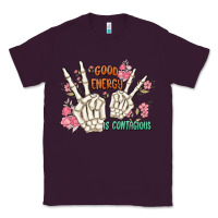 Plum good energy is contagious Classic Tee - MaliasSmallBusiness