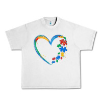 Lunar Rock autism heart Urban Heavy Tee - MaliasSmallBusiness