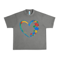 Tornado autism heart Urban Heavy Tee - MaliasSmallBusiness