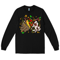 Black hair stylist with christmas tree Long Sleeve Tee - MaliasSmallBusiness