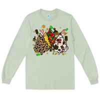 Matcha hair stylist with christmas tree Long Sleeve Tee - MaliasSmallBusiness
