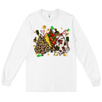 White hair stylist with christmas tree Long Sleeve Tee - MaliasSmallBusiness