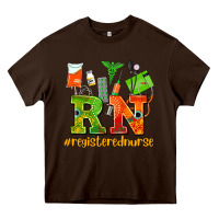 Chocolate Brown registered nurse juneteenth Heavy Core Tee - AdoDesignShop
