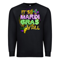 Black its mardi gras yall Premium Sweatshirt - CowGirlArtShop