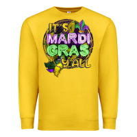 Lemon its mardi gras yall Premium Sweatshirt - CowGirlArtShop