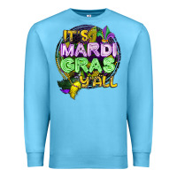 Ocean Blue its mardi gras yall Premium Sweatshirt - CowGirlArtShop