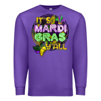 Purple its mardi gras yall Premium Sweatshirt - CowGirlArtShop