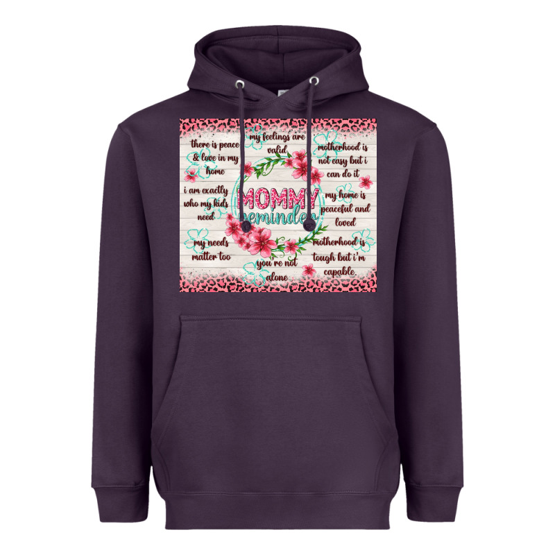 Mommy Reminder Heavyweight Hoodie by TumblerDesignByShophia | Teevron